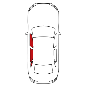 vitre laterale gauche